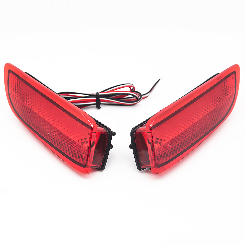 2x Red Len LED Bumper Brake Light Lamps For 2011 2012 2013 Toyota Corolla