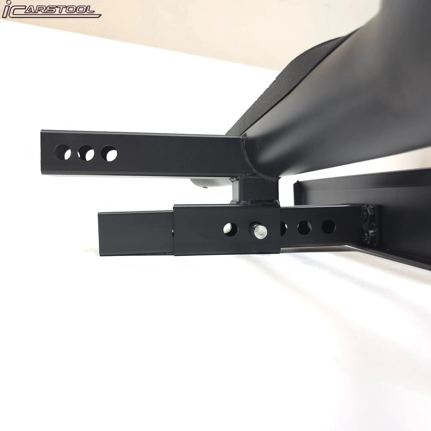 For 2" Receiver Heavy Duty Steel Tow Hitch Drop Step Bar Black Extend Extendable