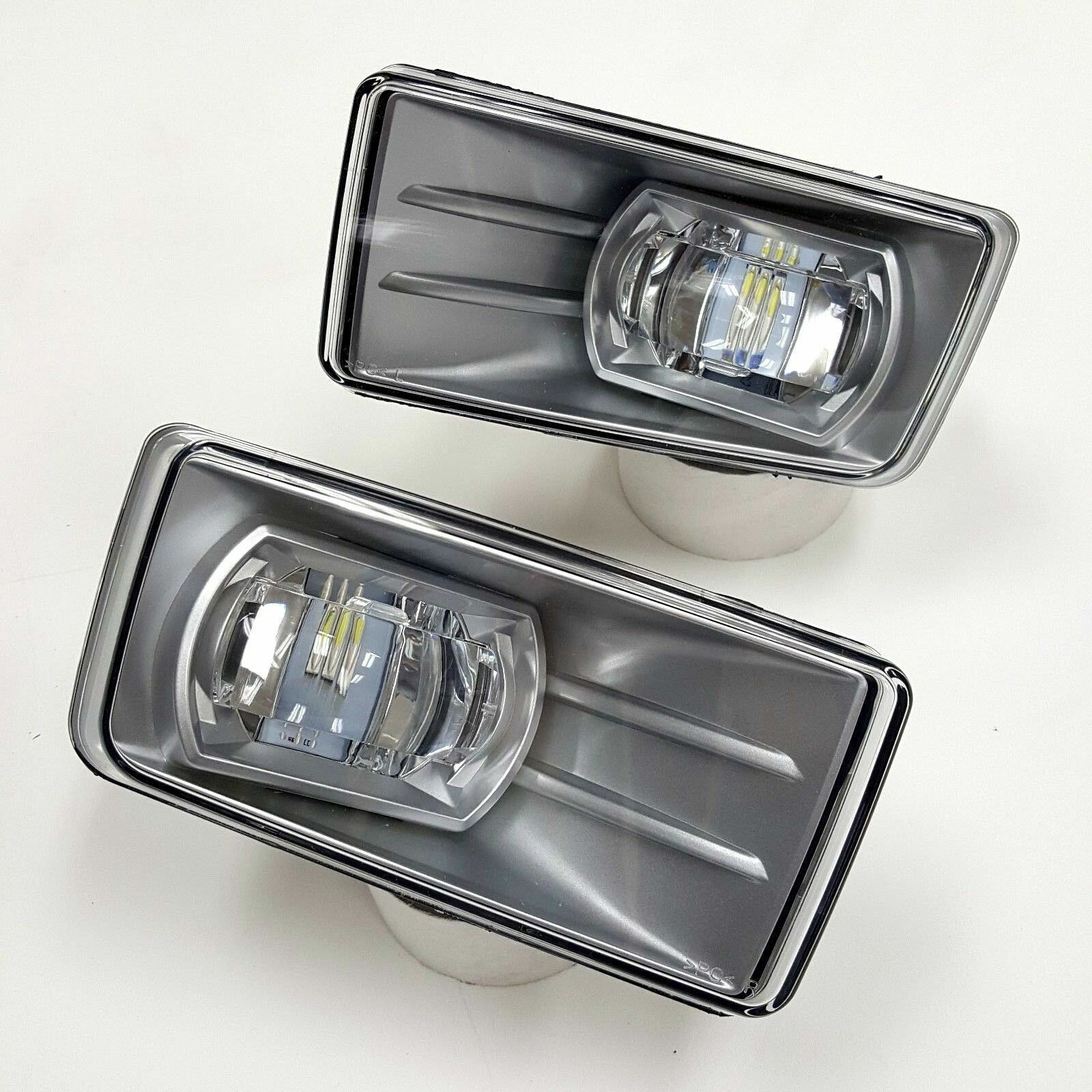 Built-in LED For 2007-2015 Chevrolet Silverado 1500  Front Bumper Clear Fog Driving Lights Set OEM# 22872763 / 22872762 /GM2593160 / GM2592160