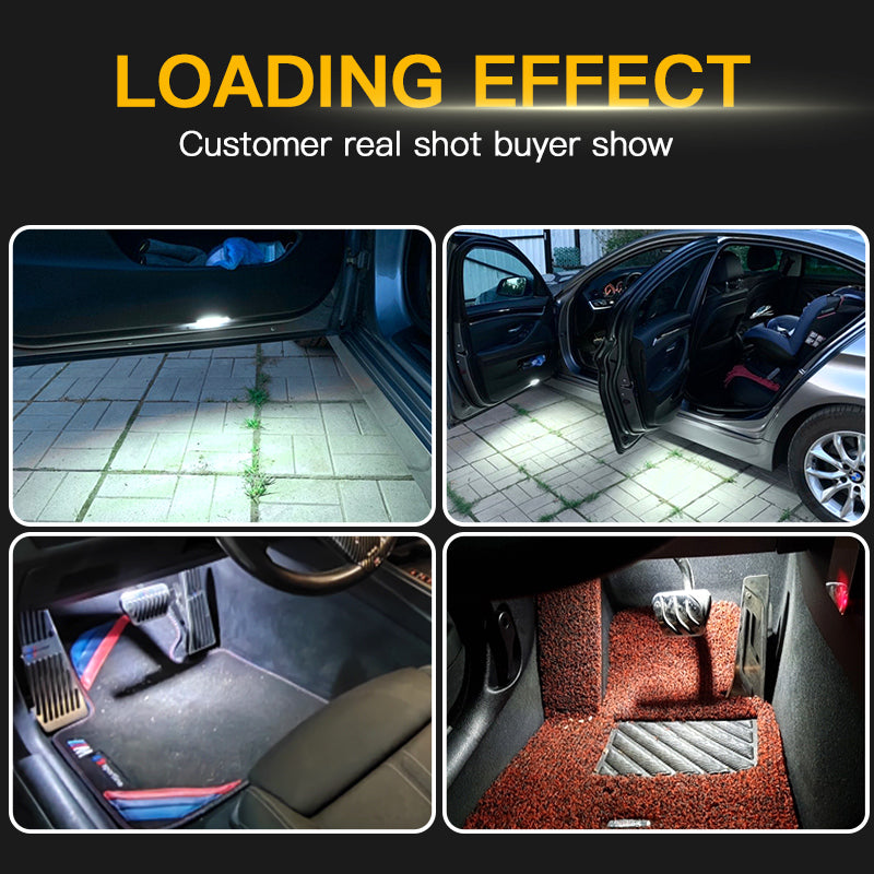 For BMW Mini Cooper Clubman Countryman 2x LED Courtesy Footwell Door Trunk Light