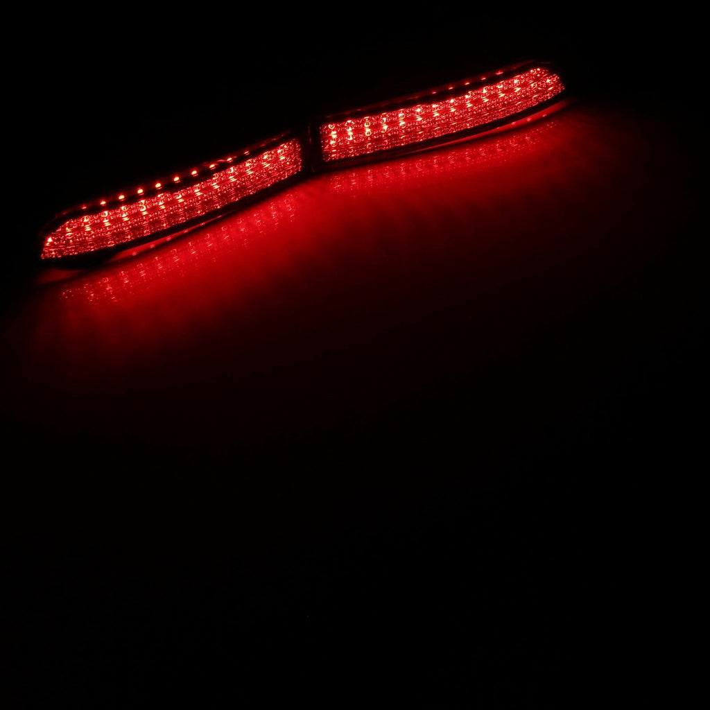 2x Smoked Lens LED Bumper Reflector Tail Brake Light For Toyota RAV4 Scion xD OEM#81910-13022, 81920-13022; TO2831102