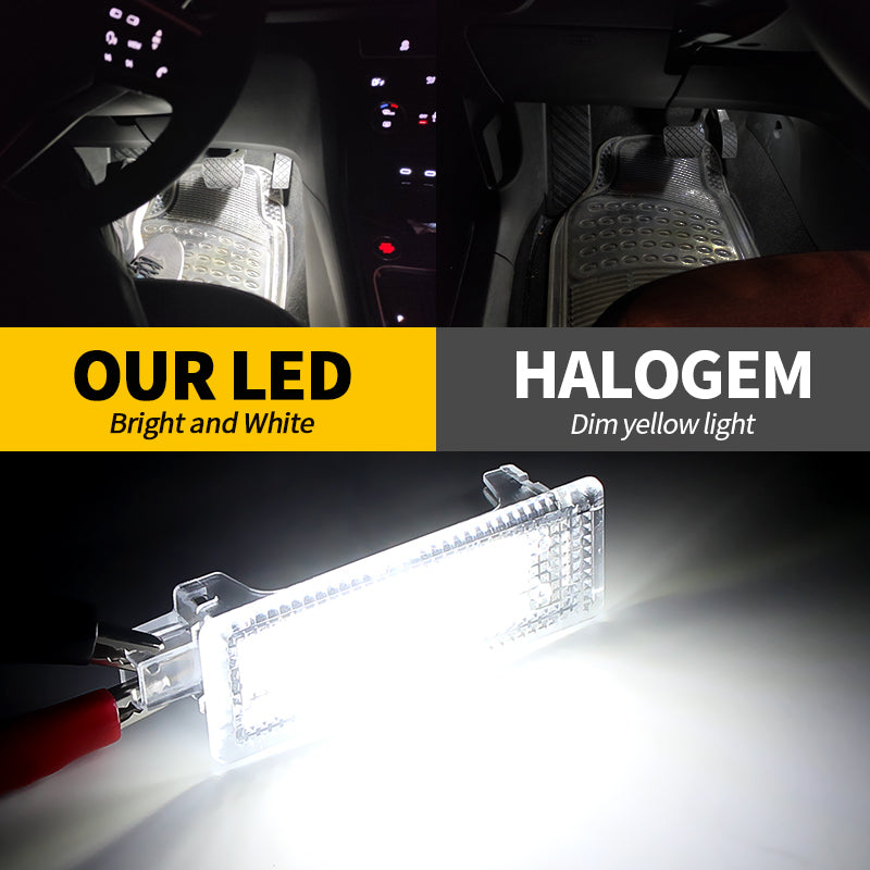 For BMW Mini Cooper Clubman Countryman 2x LED Courtesy Footwell Door Trunk Light
