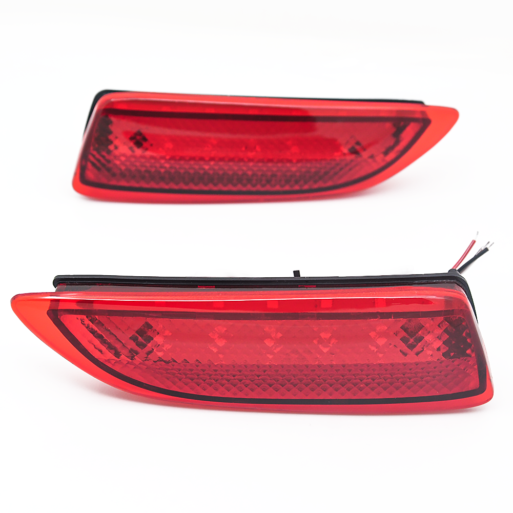 2x Red Len LED Bumper Brake Light Lamps For 2011 2012 2013 Toyota Corolla