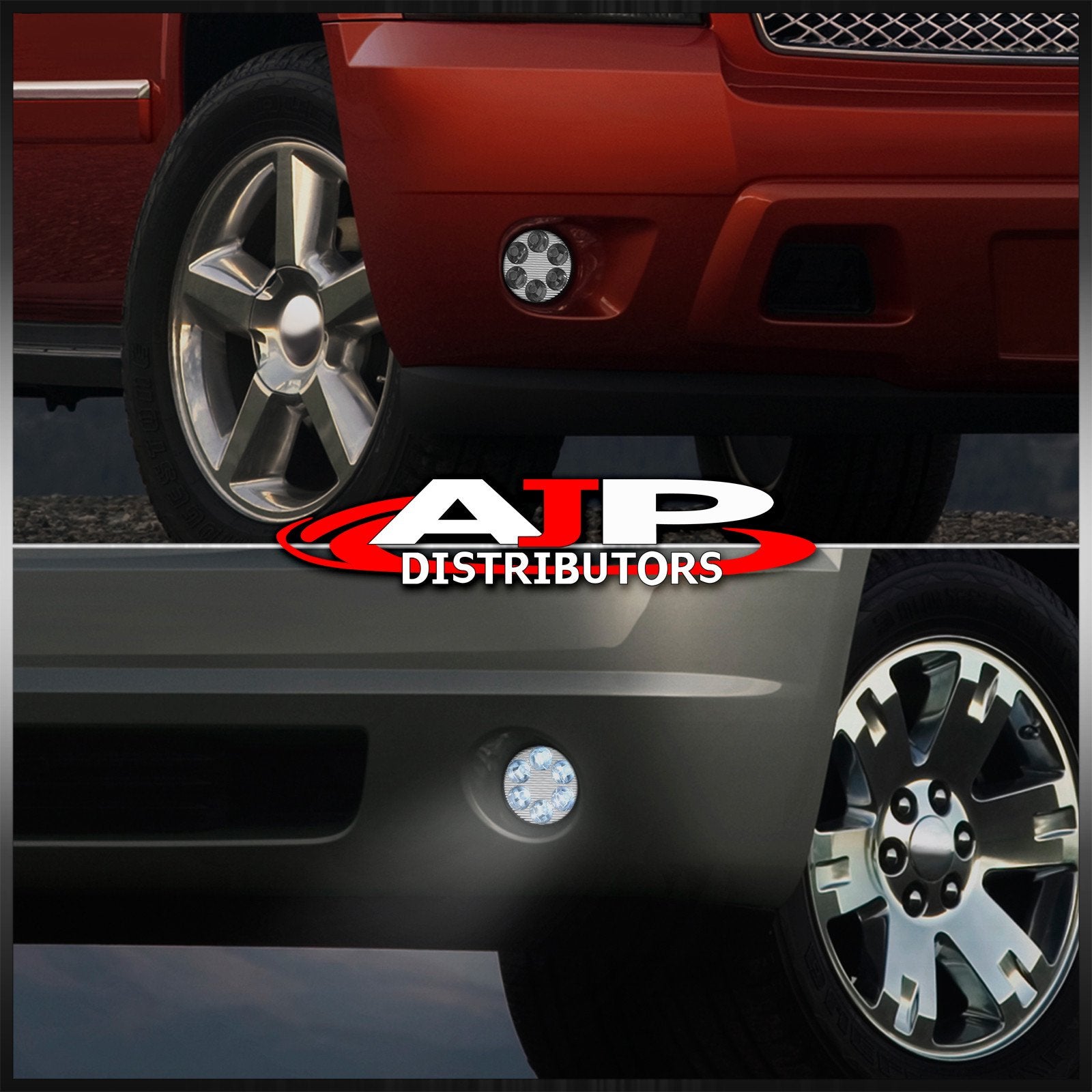 For 2008-2009 Pontiac G8 models LED Clear Lens Fog Driving Lights Lamps Pair （with round lens fog light models only） OEM#GM2590104 / 15839896