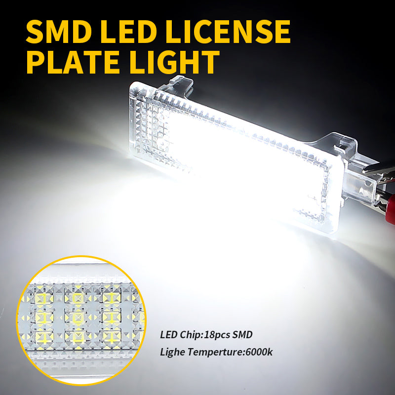 For BMW Mini Cooper Clubman Countryman 2x LED Courtesy Footwell Door Trunk Light