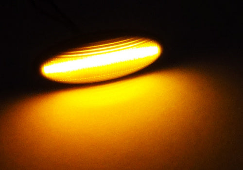 For 2006 - 2009 Toyota RAV-4 Smoked Lens Amber LED Signal Side Marker Lights