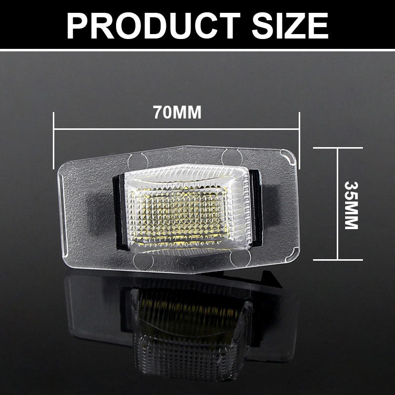 2x White LED License Plate Lights Lamps For For 2001-2007 Ford Escape/2005-2007 Mercury Mariner