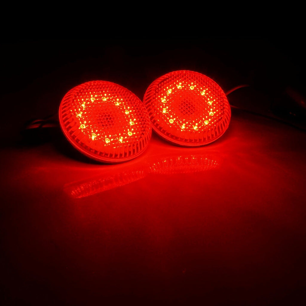2x Clear Lens LED Bumper Reflector Tail Brake Stop Light For Corolla Scion xB iQ OEM#TO2830104C,8191002040   8191002040 81910-02040 TO2830104