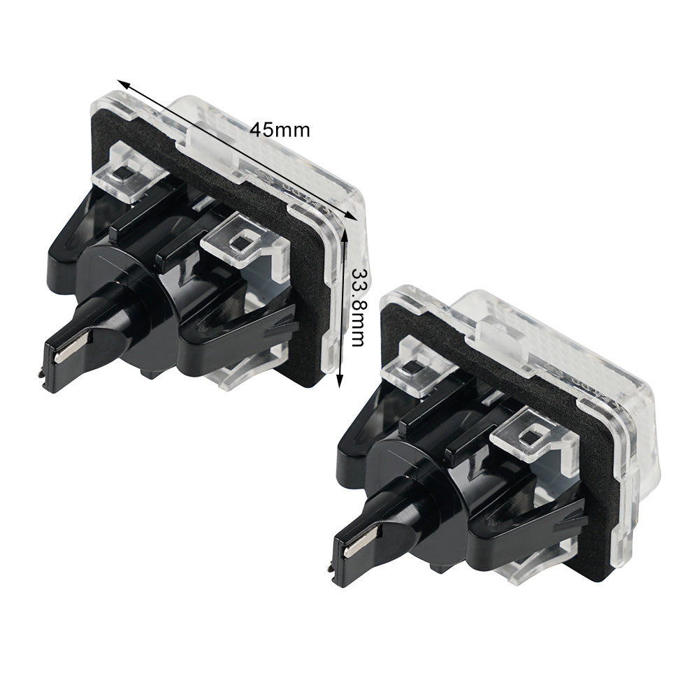 2x LED License Plate Light For Mercedes Benz W204 W212 W221 W222 C207 C117 S550 S600 S63 S65 R231 W222 C216 C/E/S-Class OEM#A2218200856