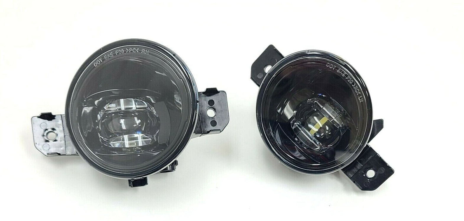 Built-in LED Fog Lights Kit for Infiniti M35 / M45 JX35 QX60 Nissan Sentra Altima Sedan Coupe Rogue Maxima Murano Versa Pathfinder (OE Style, Clear Lens) with Switch, Wires, Relay OEM#NI2593122 / NI2592122, 261559B91C / 261509B91C