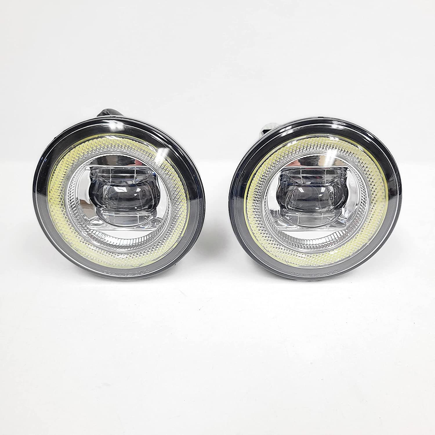 Clear Lens LED Fog Driving Lights Kit Halo For 2008 2009 2010 Ford Explorer Sport Trac with Wires Switch