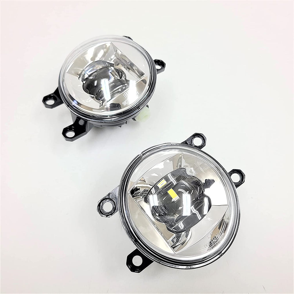 Clear Lens LED Fog Driving Lights Kit Assembly For 2021 2022 2023 2024 2025 Toyota Sienna LE XLE XSE LIMITED PLATINUM Wire Harness Switch Kit OEM# 81210-08040,81220-08040,TO2593145,TO2592145
