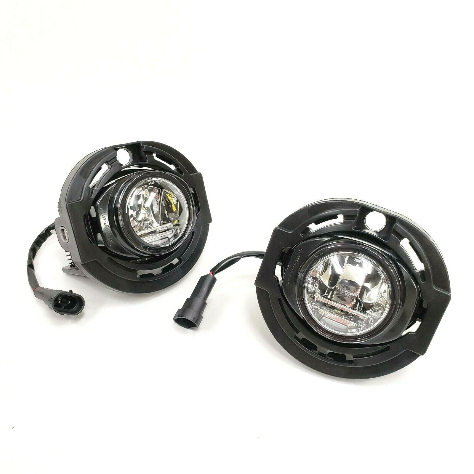 Fog Lights  For 2017 2018 2019 Chrysler Pacifica, OE Style Clear Lens Built-In LED Fog Lamps Assembly OE#68228884AC / CH2592153