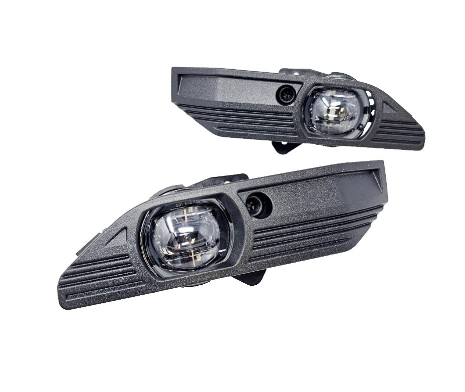 Clear Lens LED Fog Lights Kit For 2023 2024 2025 GMC Canyon with Switch Wire Bezel 6000K White