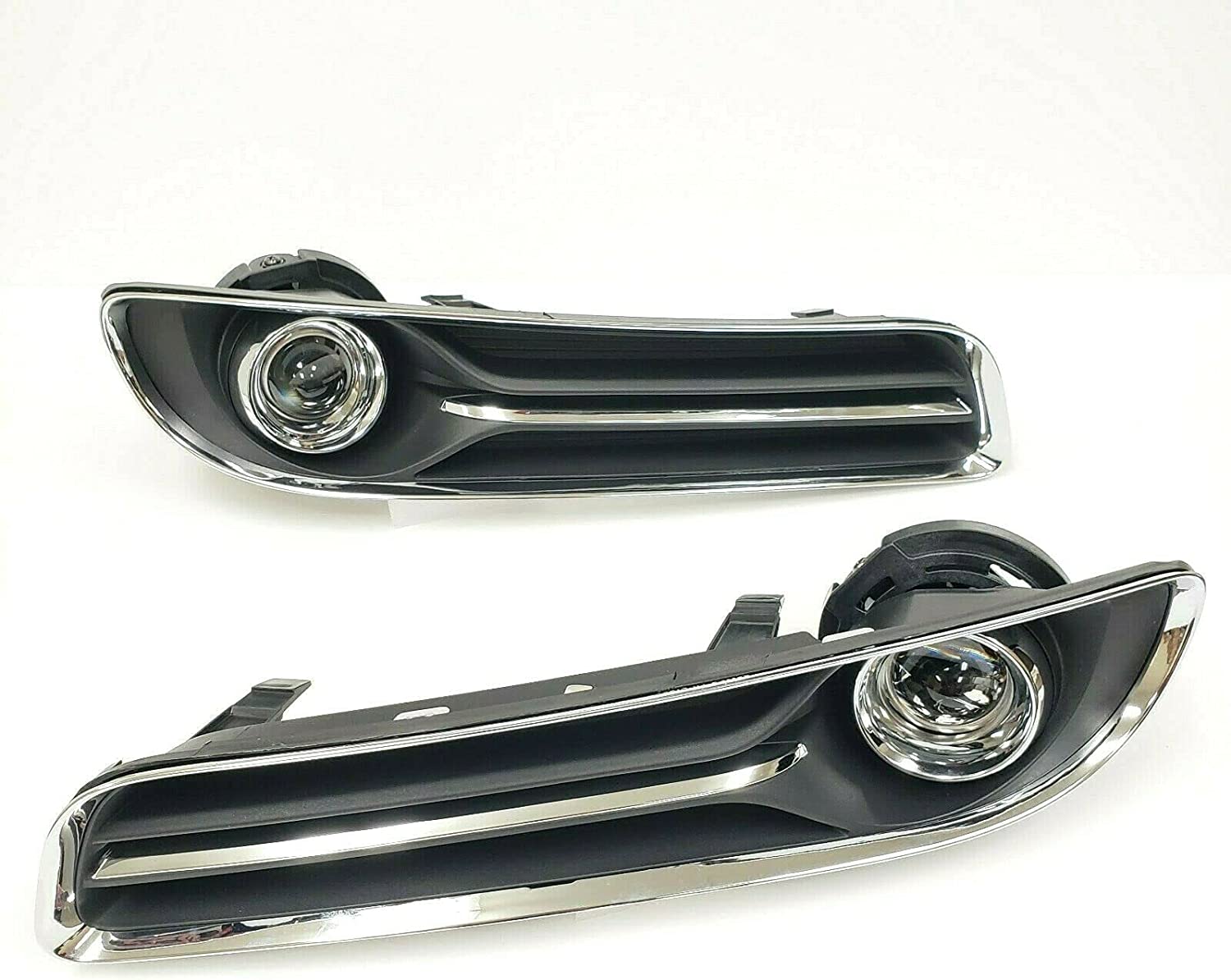 Fog Lights  for 2011-2014 Chrysler 300 (OE Style Clear Lens with Switch, Bezels, Wires)  OE#5182021AA / 5182021AB, CH1039126 / CH1038126