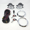 LED Fog Lights for 2011-2017 Toyota Sienna SE Xenon White (OE Style Clear Lens with Chrome Bezels, Wires, Switch) OEM#81210-08020 / 81220-08020, TO1038150 / TO1039150
