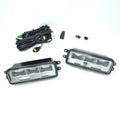 Clear Lens LED Fog Light Kit For 2023-2025 Toyota Sequoia with Wires Switch Relay Dual-Colors With Additional Signal Light Function