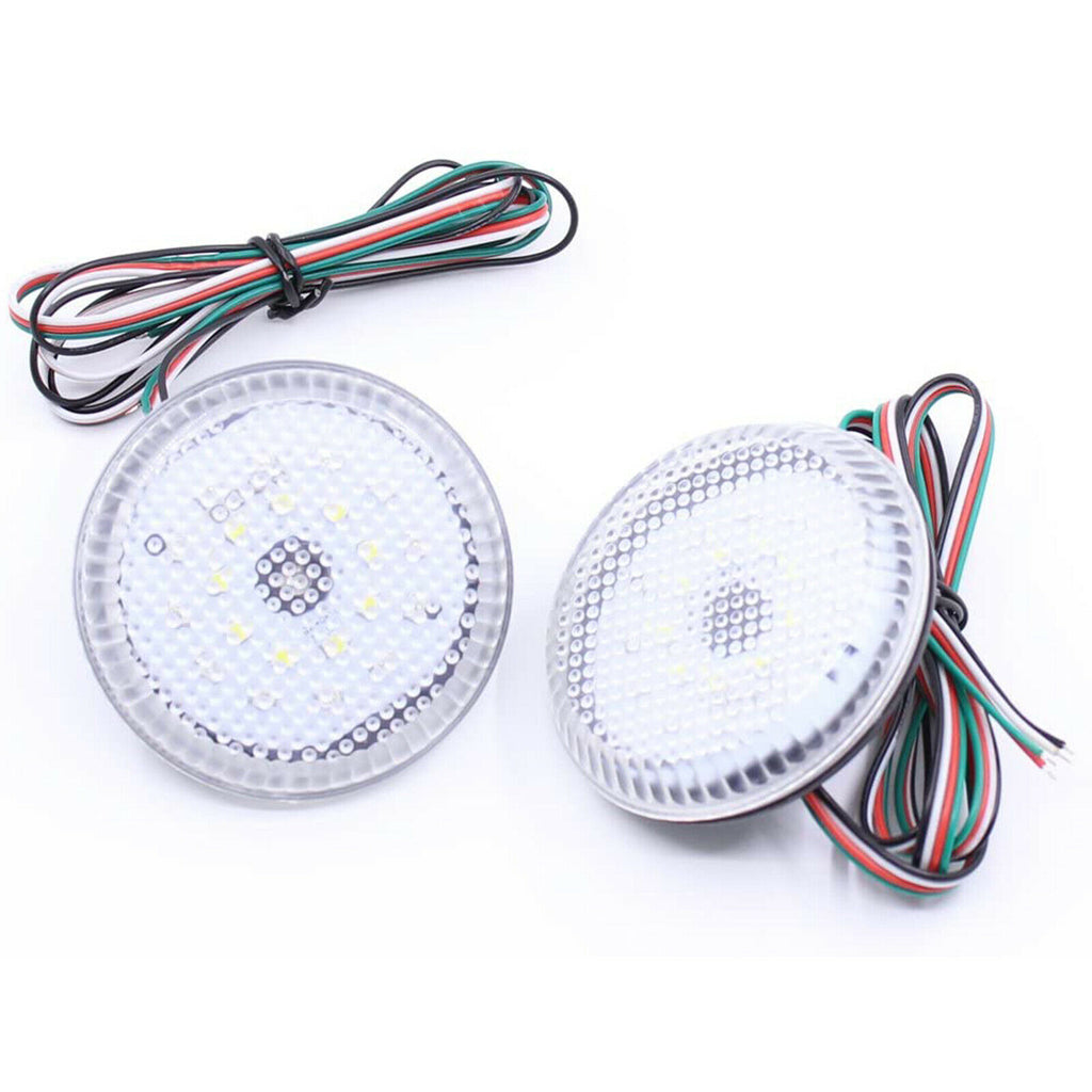 2x Clear Lens LED Bumper Reflector Tail Brake Stop Light For Corolla Scion xB iQ OEM#TO2830104C,8191002040   8191002040 81910-02040 TO2830104