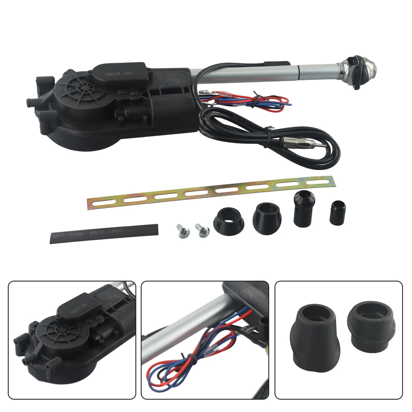 For 1973-1996 Buick Century Wagon/1973-1984 Buick Electra Power Antenna Aerial AM FM Radio Mast Cable Kit