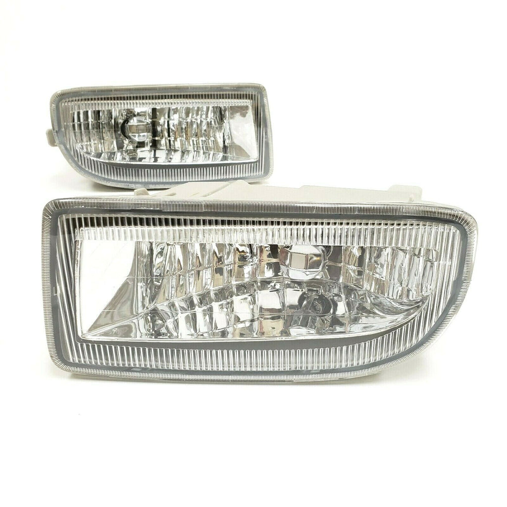 Fog Lights  For 1998-2007 Toyota Land Cruiser (OE Style Clear Lens with Adapter Plugs, Bulb) OE#TO2592101 / TO2593101, 81220-60042 / 81210-60122