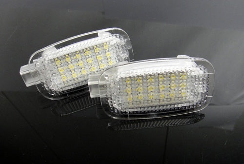 White Exact Fit LED Lamps For Mercedes Side Door, Foot Area, Vanity, Trunk Light