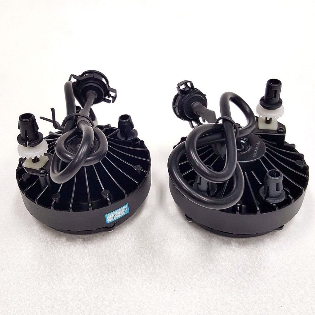 For 2007-2014 Chevy Tahoe models with round LED Clear Lens Fog Driving Lights Lamps Pair（Do not fit Off-road models）OEM#GM2590104 / 15839896