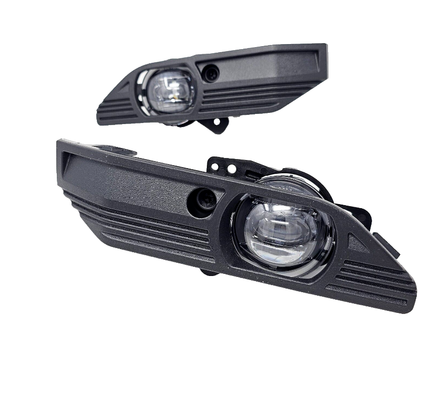 Clear Lens LED Fog Lights Kit For 2023 2024 2025 GMC Canyon with Switch Wire Bezel 6000K White