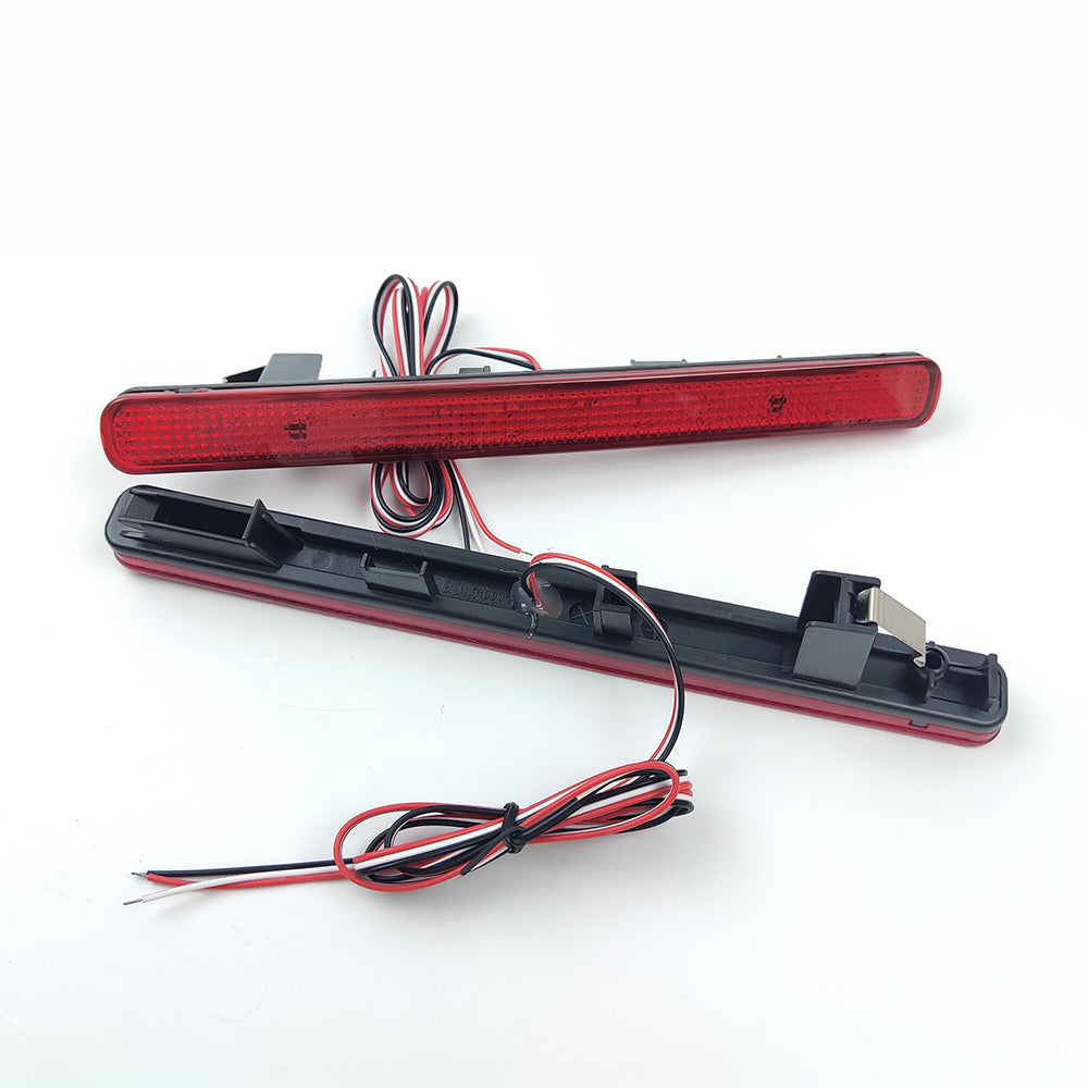 For 2009-2014 Acura TSX Red Lens 48-LED Rear Bumper Reflector Brake Lights Lamps