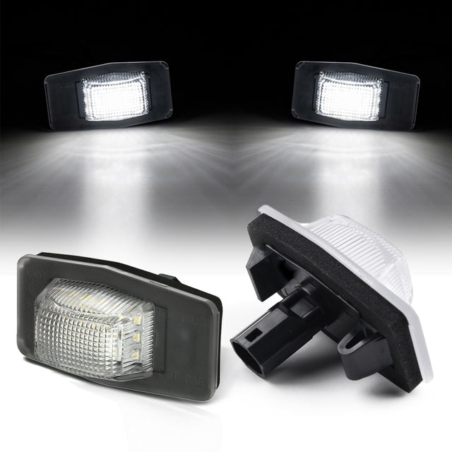 2x White LED License Plate Lights Lamps For For 2001-2007 Ford Escape/2005-2007 Mercury Mariner