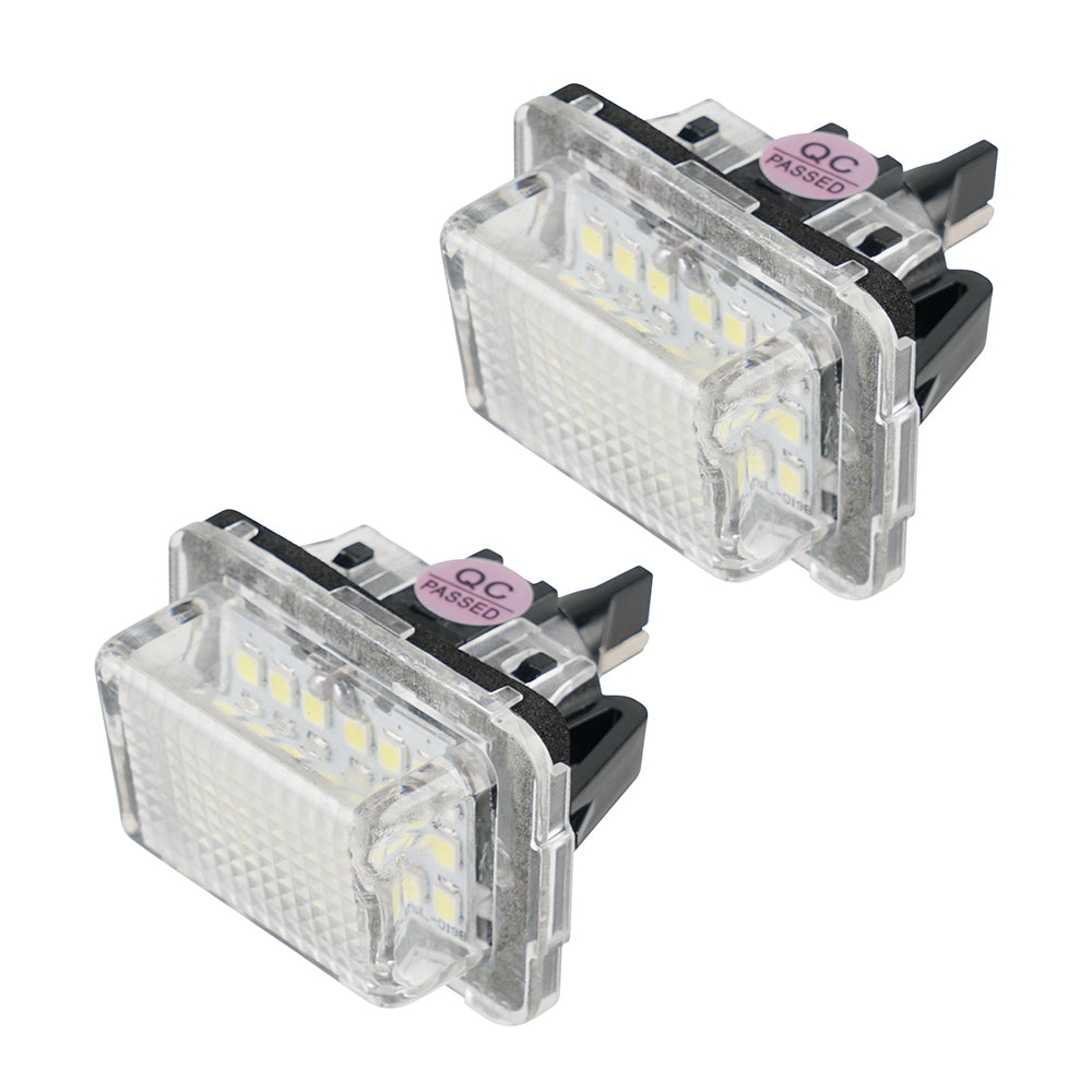 2x LED License Plate Light For Mercedes Benz W204 W212 W221 W222 C207 C117 S550 S600 S63 S65 R231 W222 C216 C/E/S-Class OEM#A2218200856