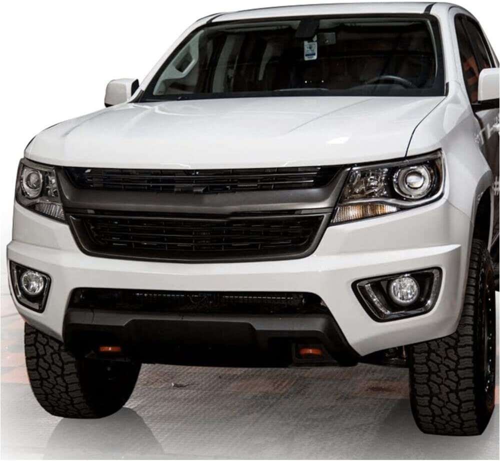 For 2015-2020 Chevy Colorado Bezel 5202 Bulbs Clear Lens Driving Fog Lights Kit