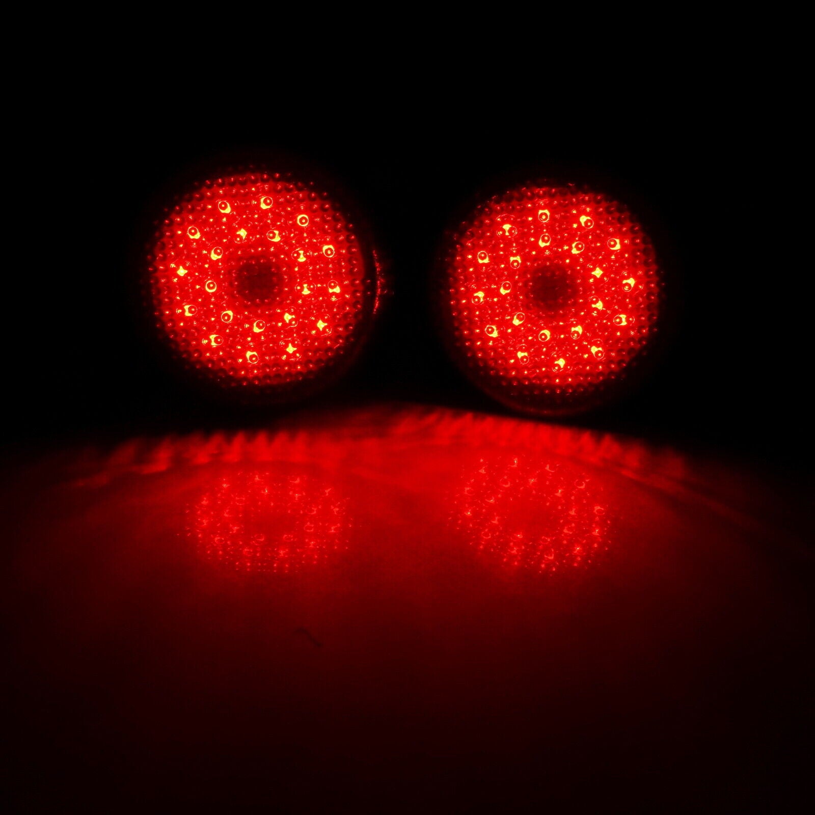 2x Smoked Lens Bumper Reflector LED Tail Brake Light For Toyota Sienna SE and Limited Edition only /Corolla/ iQ