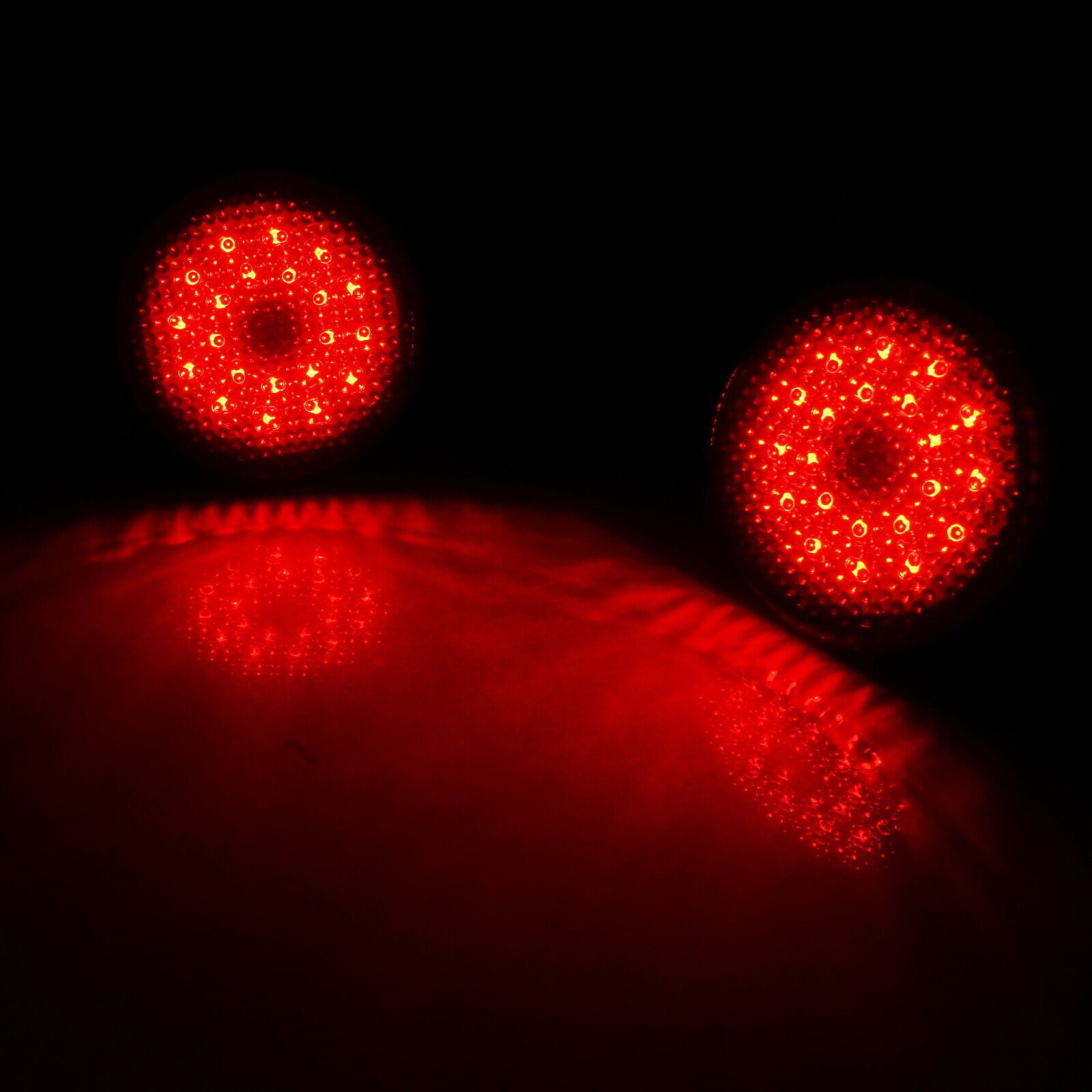 2x Smoked Lens Bumper Reflector LED Tail Brake Light For Scion iQ/xB Nissan Qashqai Dualis/Juke