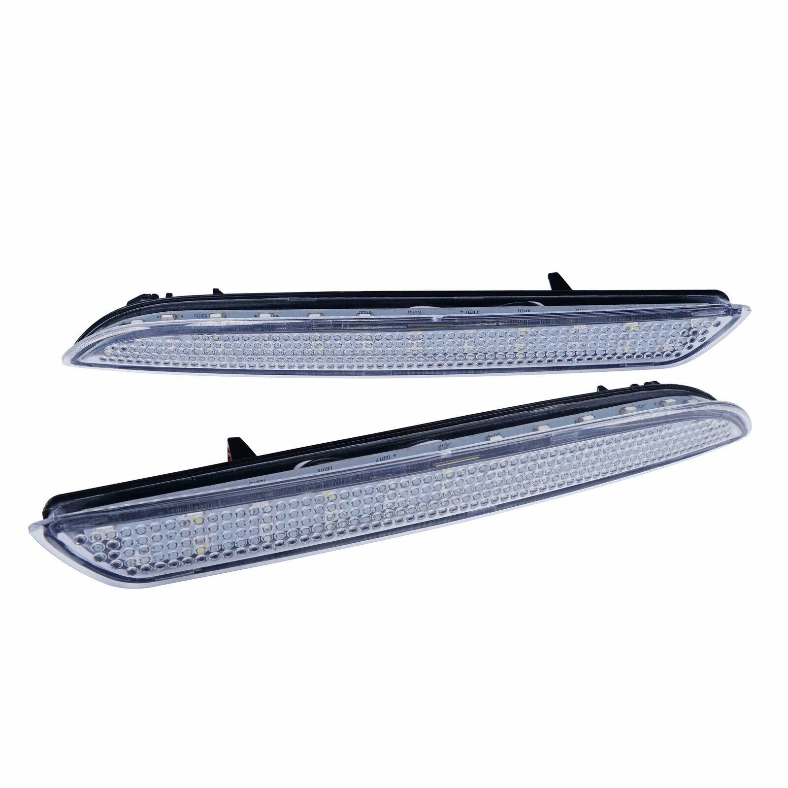 Clear Lens LED Bumper Reflectors For Honda CR-Z CR-V Insight taillight brake lights OEM#HO1185103, HO1184103, 33505SLJ013, 33555SLJ013, 13461865
