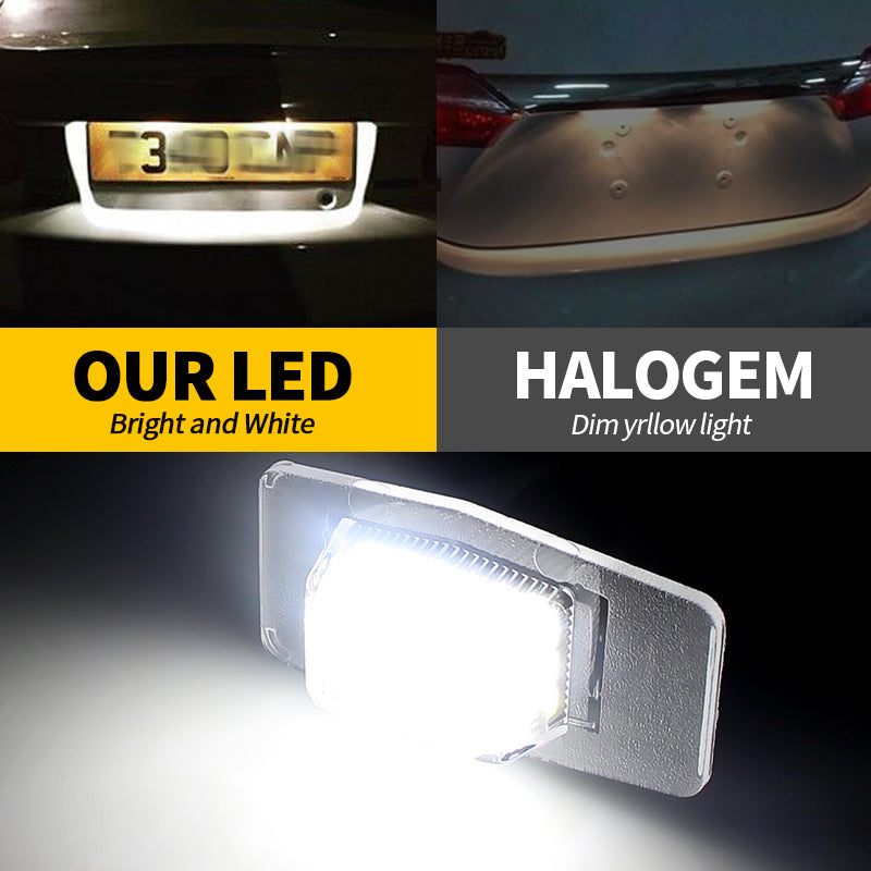 2x White LED License Plate Lights Lamps For For 2001-2007 Ford Escape/2005-2007 Mercury Mariner