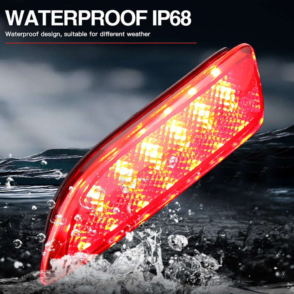 2x Red Len LED Bumper Brake Light Lamps For 2011 2012 2013 Lexus CT200h