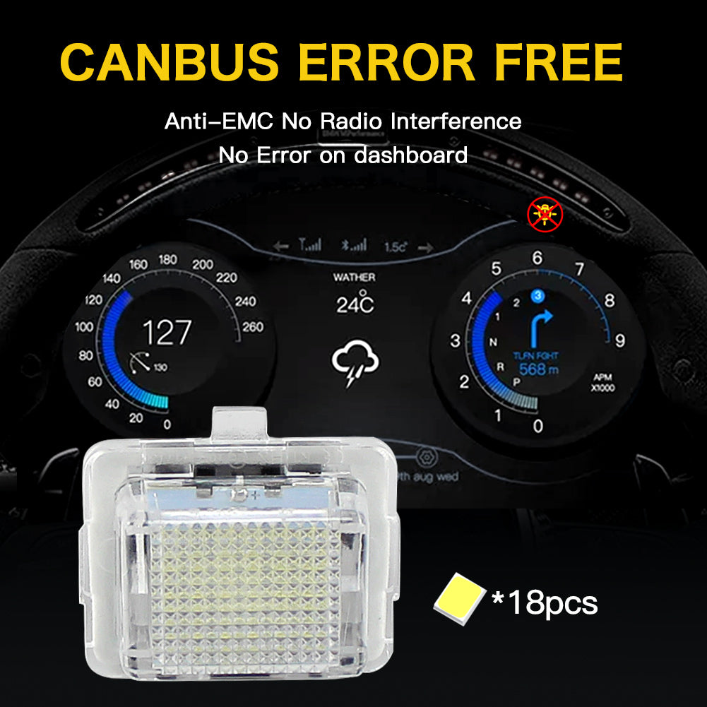 2x LED License Plate Light For Mercedes Benz W204 W212 W221 W222 C207 C117 S550 S600 S63 S65 R231 W222 C216 C/E/S-Class OEM#A2218200856