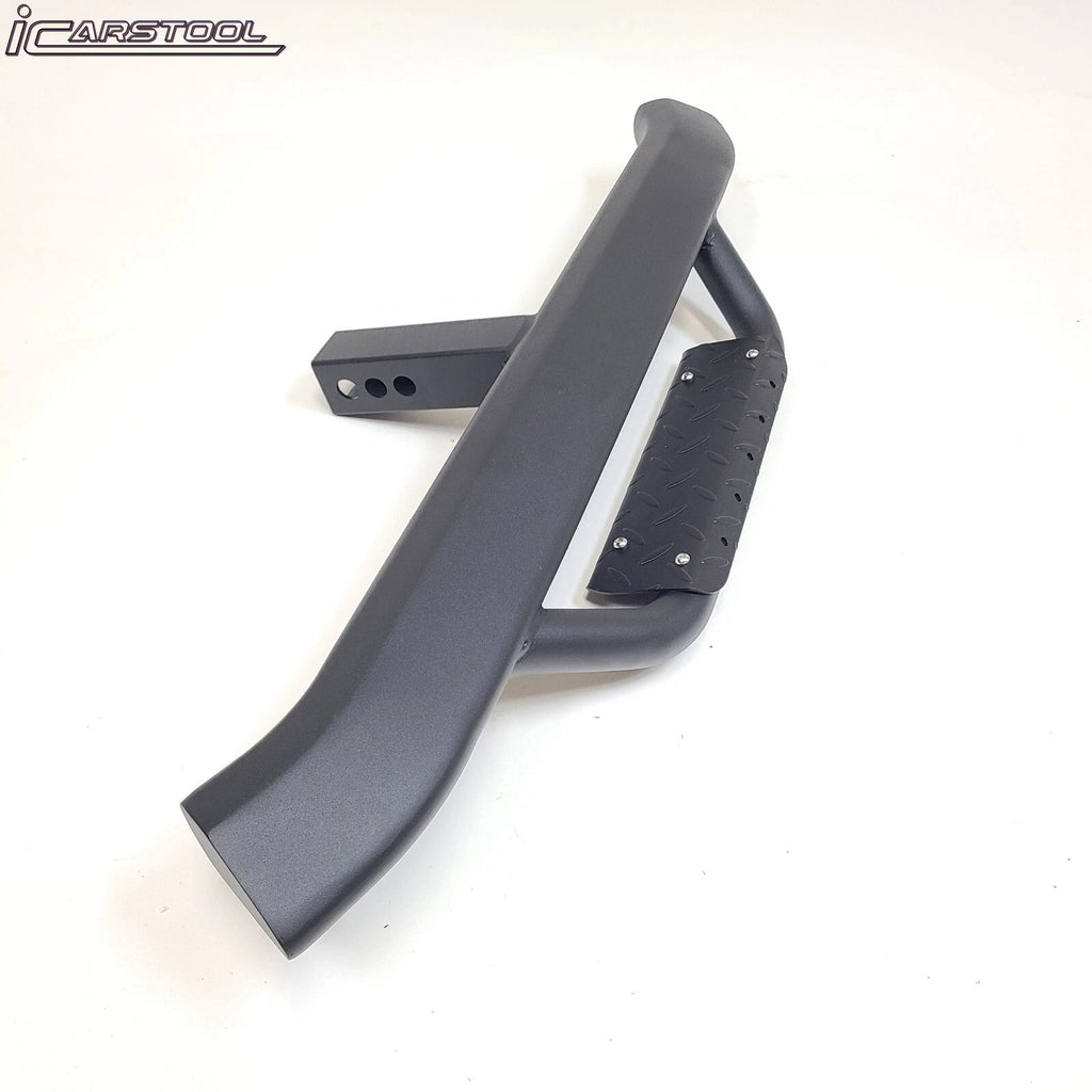Truck Trailer Heavy Duty Strong Tow Hitch Step Bar Bumper Guard with Drop Step Aero for 2 inch Receiver Universal 2"x2" (Black)