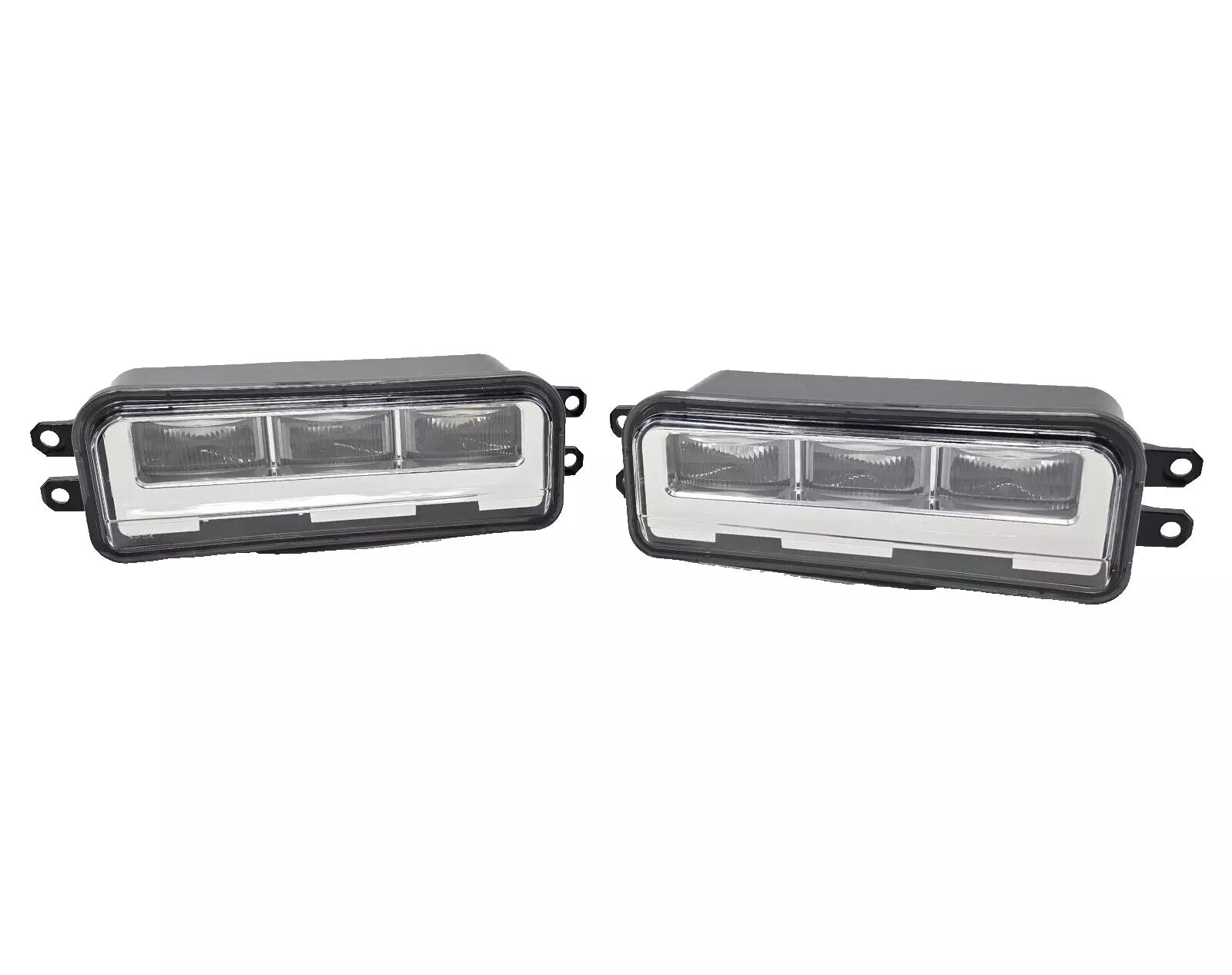 Clear Lens LED Fog Light Kit For 2024-2025 Toyota Tacoma with Wires Switch Relay Dual-Colors With Additional Signal Light Function