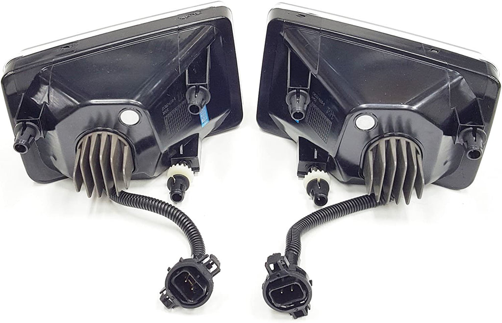 Built-in LED For 2008-2014 Chevrolet Silverado 2500HD  Front Bumper Clear Fog Driving Lights Set OEM# 22872763 / 22872762 /GM2593160 / GM2592160