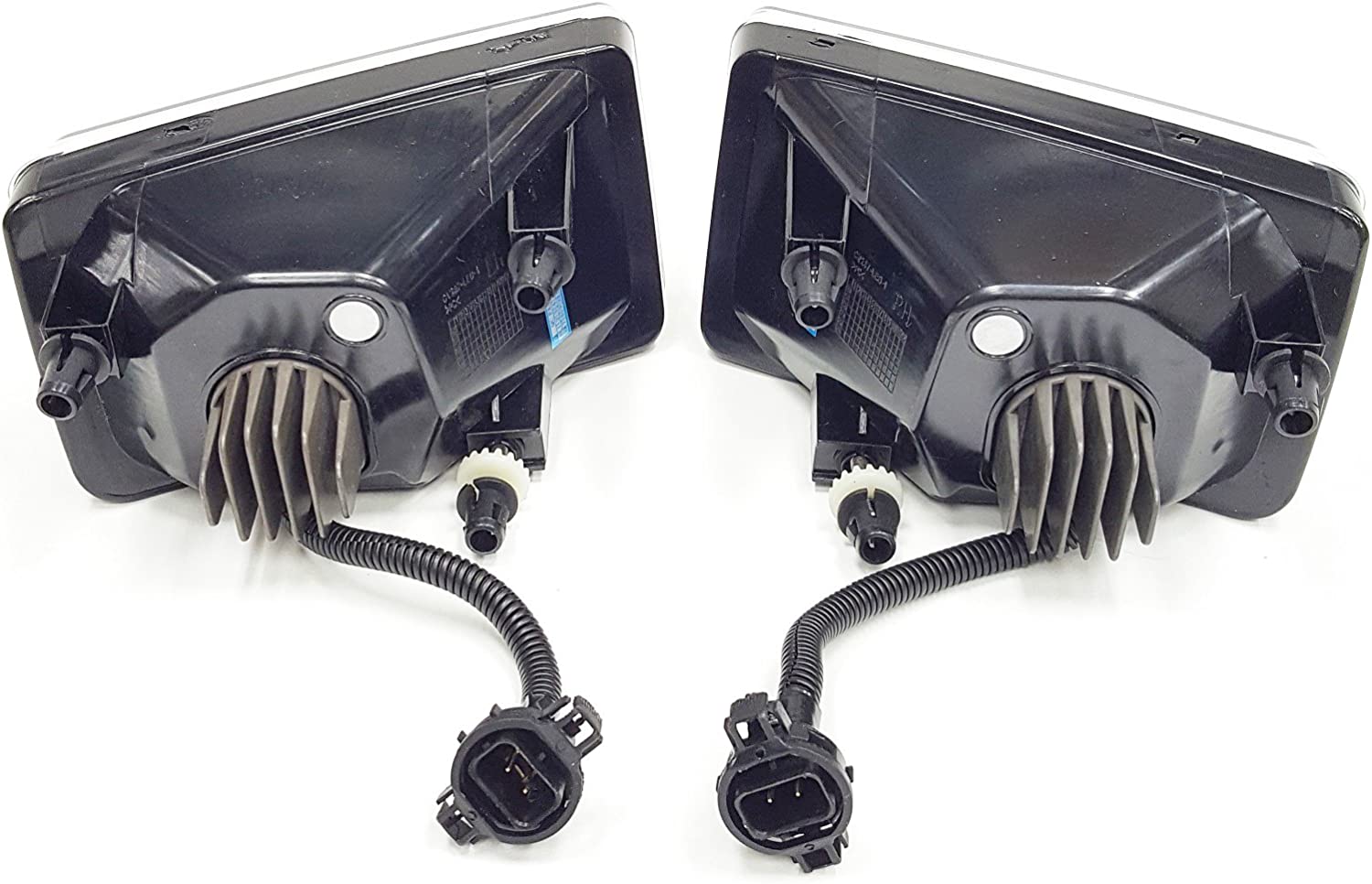 Built-in LED For 2008-2014 Chevrolet Silverado 2500HD  Front Bumper Clear Fog Driving Lights Set OEM# 22872763 / 22872762 /GM2593160 / GM2592160
