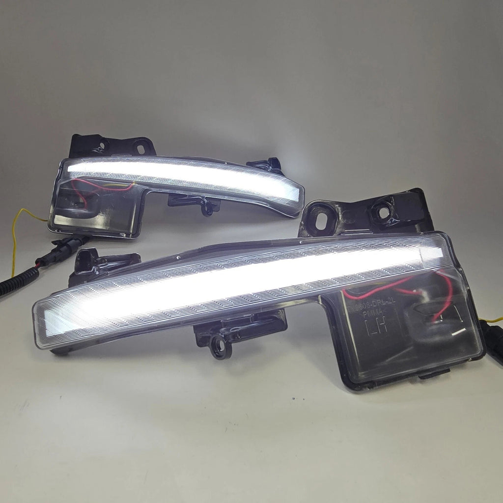 LED Fog Accent Lights Kit For 2023 2024 2025 Toyota Prius DRL Sequential Signal Wires NEW ﻿