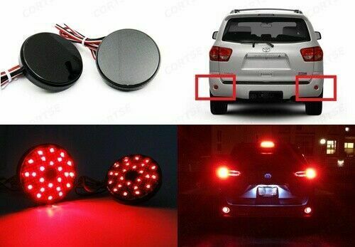 Smoke Lens LED Rear Bumper Stop Brake Light Lamp For 2005 - 2011 Toyota Fortuner OEM# 81910-89105, 81910-0E030; TO2830103 ﻿