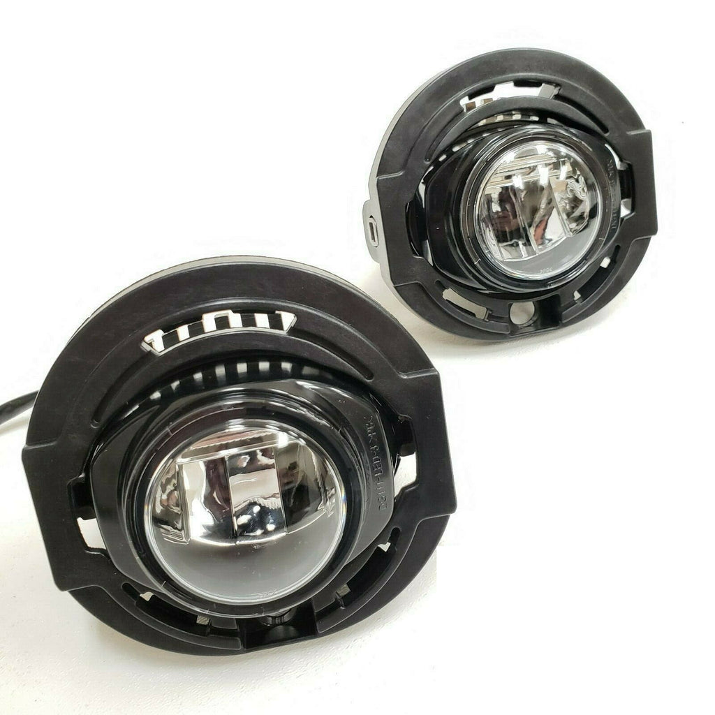 Fog Lights  for 2015 2016 2017 2018 2019 Dodge Charger SRT, OE Style Clear Lens Built-In LED Fog Lamps Assembly OE#68228884AC / CH2592153