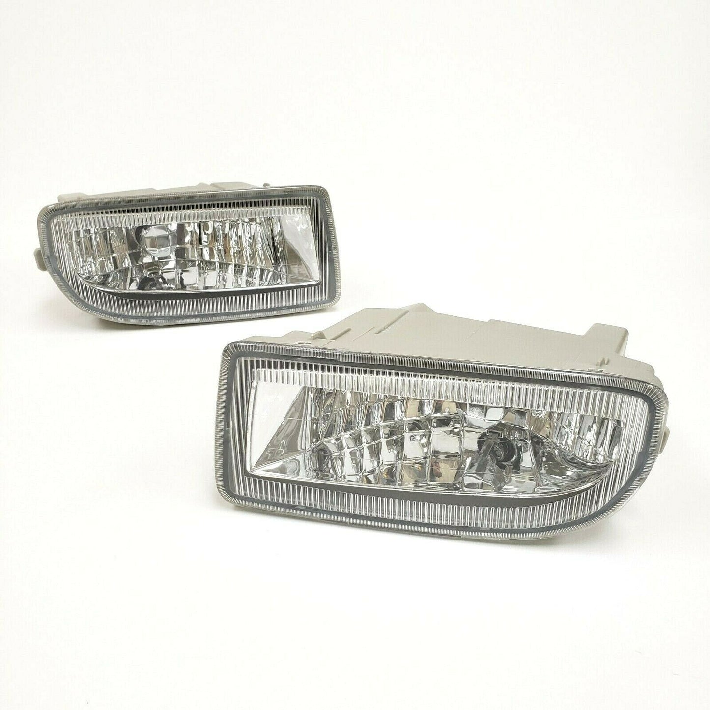 Fog Lights  For 1998-2007 Toyota Land Cruiser (OE Style Clear Lens with Adapter Plugs, Bulb) OE#TO2592101 / TO2593101, 81220-60042 / 81210-60122