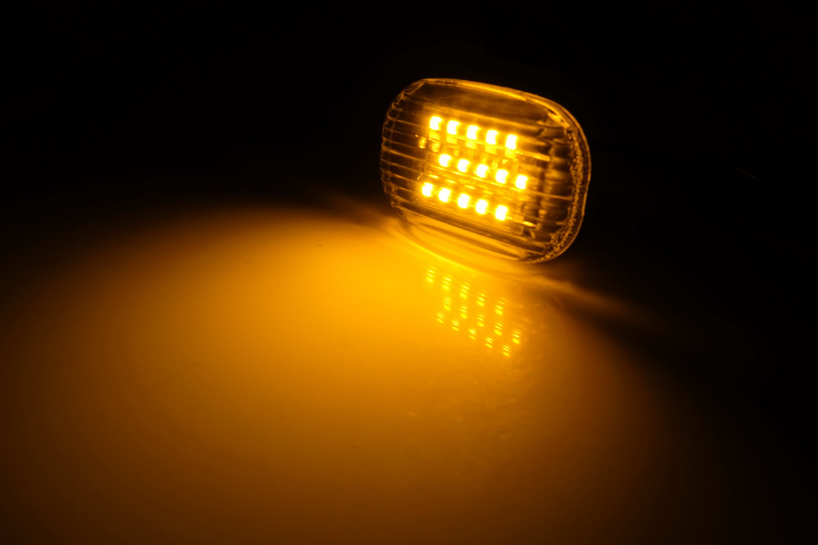 2x Clear Lens Amber LED Signal Side Marker Lights For 1993 - 1998 Toyota Supra/1994 - 2005 Toyota Celica/2000 - 2006 Toyota MR2 Spyder