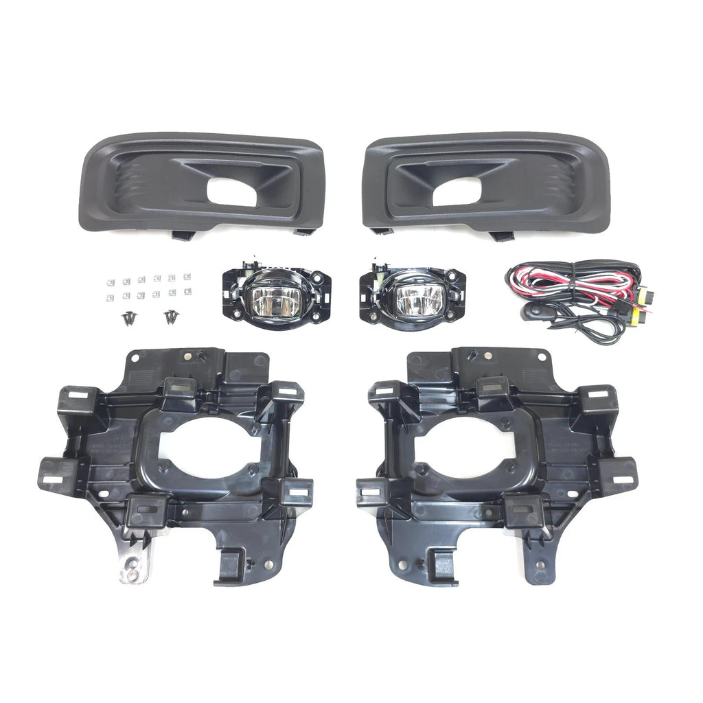 For 2024-2025 Ford F-150 F150 STX XL XLT LED Fog Light Kit with Switch Bezel Wire Bracket
