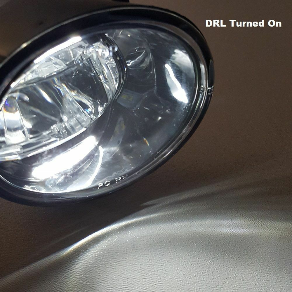 For 2014-2015 Infiniti QX60 2DR Front Bumper Clear Fog Light LED DRL with Wire Switch OEM#261509B91D / 261559B91D, NI2593122 / NI2592122