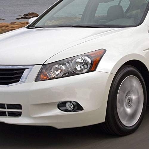 For 2008 2009 2010 Honda Accord Sedan 4DR Clear Lens Fog Light w/ Bezel Switch Bulb