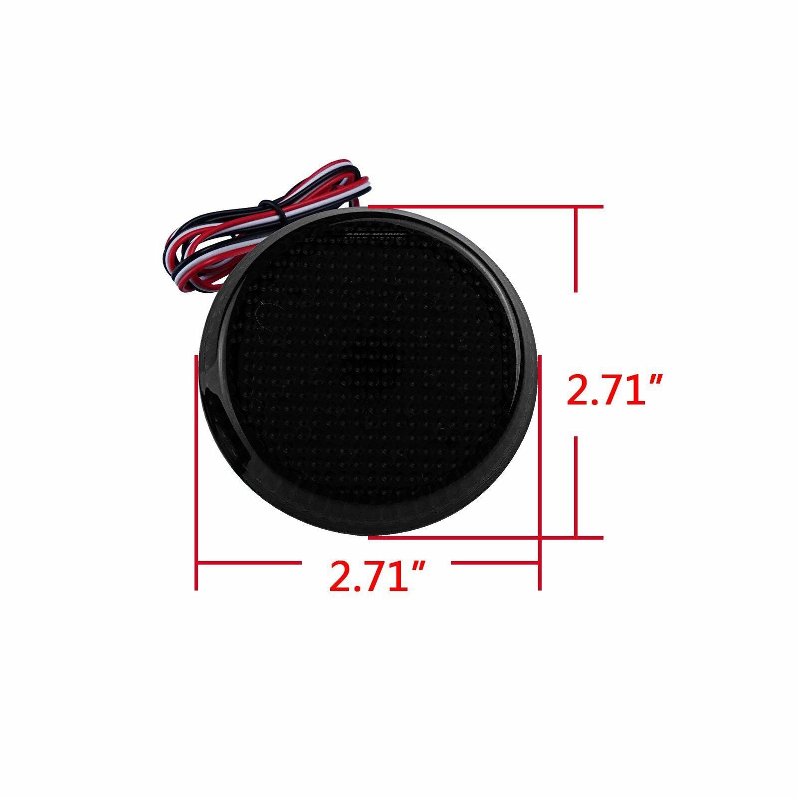 2x Smoked Lens Bumper Reflector LED Tail Brake Light For Toyota Sienna SE and Limited Edition only /Corolla/ iQ